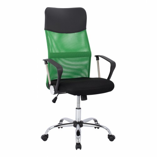 Μοντέρνα υφασμάτινη καρέκλα σε λαχανί χρώμα