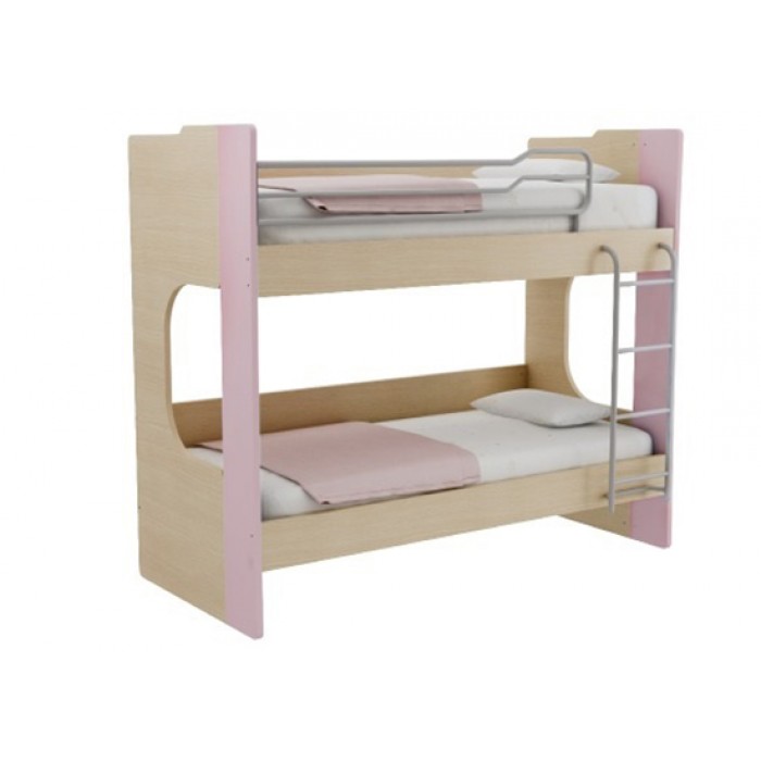 Κουκέτα κρεβάτι ρόζ 98x180x208  για στρώμα 90x200 εκ.
